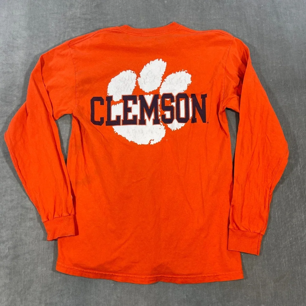 Clemson‎ Tigers Mens Medium Orange Champion Long Sleeve T Shirt